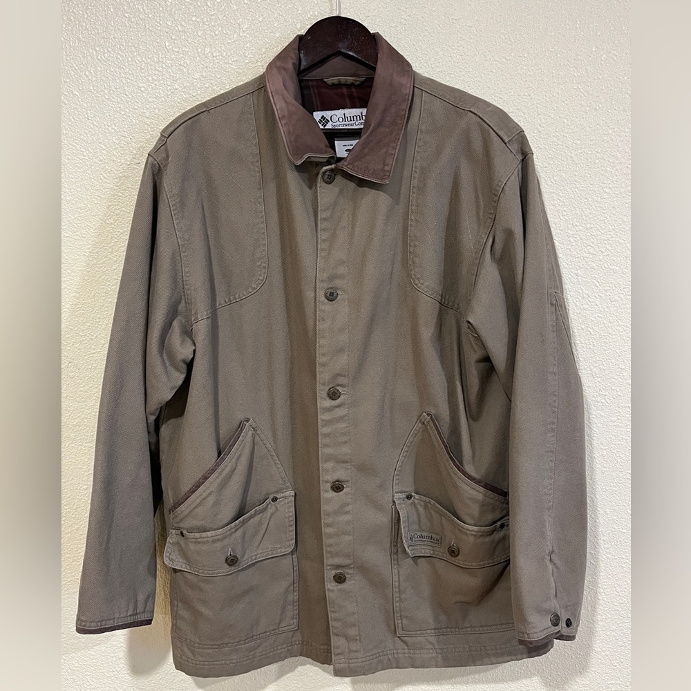 Columbia Outdoors Hunting Barn Coat Men’s Sz Large READ